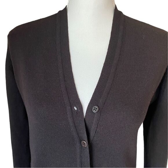 Henri Bendel Vintage Merino Wool Cardigan Sweater Size Medium NWOT - Picture 3 of 8